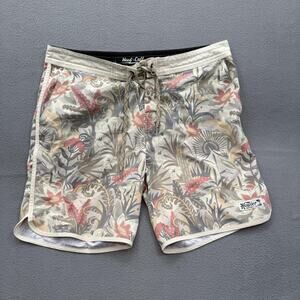 Howler Board Shorts Mens‎ 36 Multicolor Tropical Floral Swim Trunks Beach